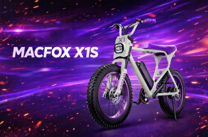Macfox X1S lila elektromos kerékpár